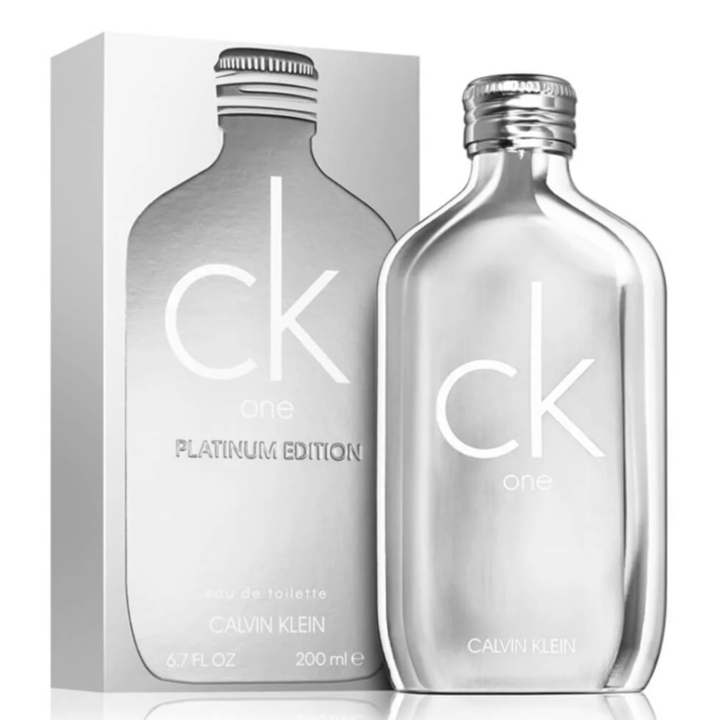 Perfume Ck One Platinum Edition de Calvin Klein 200ml para Damas y