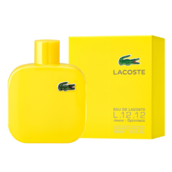 Perfume Eau de Lacoste L.12.12 Jaune ( Amarillo ) Optimistic de 100ml. para Caballeros