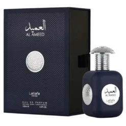 Perfume Lattafa Al Ameed Silver 100ml. Para Caballeros