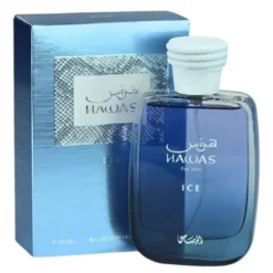 Perfume Hawas Ice De Rasasi 100ml. Para Caballeros