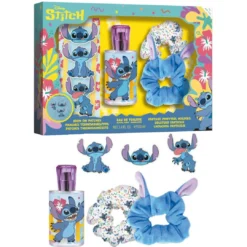 Perfume para Niñas Stich de Disney 100ml. + Parches y Colitas